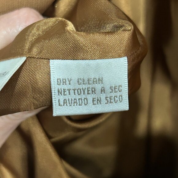 Jones New York Tan Fully Lined Double-Breasted Blazer Sz 12 Career Tailored NWT - Picture 8 of 10